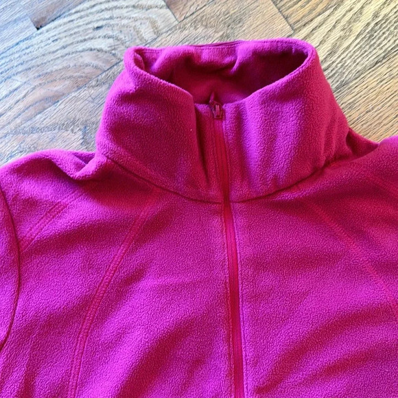 Columbia Fuchsia long sleeve fleece 1/4 zipper Small - Picture 5 of 10